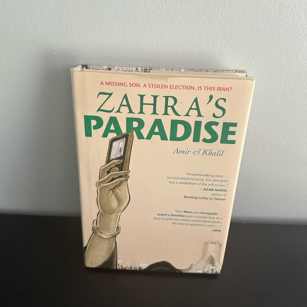 ZAHRA'S PARADISE AMIL & KHALIL COMIC STYLE BOOK HARDCOVER